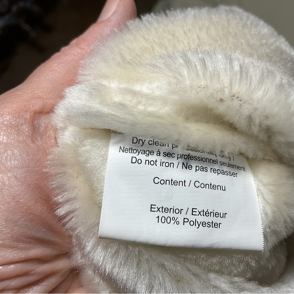 Ameri Mode Faux Leather/Shearling Coat - Size S, … - image 8